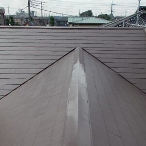 埼玉県越谷市　屋根塗装　外壁塗装　屋根中塗り・上塗り　塗料とペンキの違い (4)