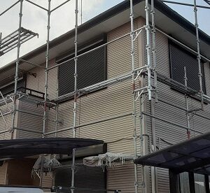 埼玉県さいたま市見沼区　F様邸　屋根塗装・外壁塗装　高圧洗浄　下地処理はなぜ必要なのか (2)