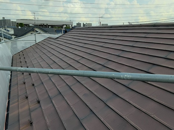 埼玉県さいたま市岩槻区　K様邸　屋根塗装・外壁塗装　高圧洗浄　屋根の劣化症状 (1)