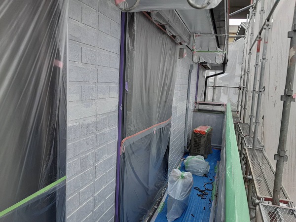 埼玉県さいたま市西区　N様邸　屋根塗装・外壁塗装　下塗り (1)
