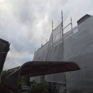 埼玉県さいたま市北区　W様邸　屋根塗装・外壁塗装　足場設置　塗装工事はなぜ行うのか (1)