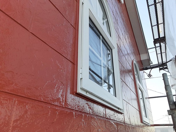 埼玉県さいたま市北区　N様邸　外壁塗装　養生・外壁仕上げ塗装 (3)