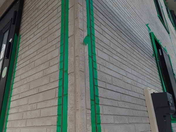 埼玉県さいたま市緑区　T様邸　屋根塗装・外壁塗装　養生　コーキング工事 (4)