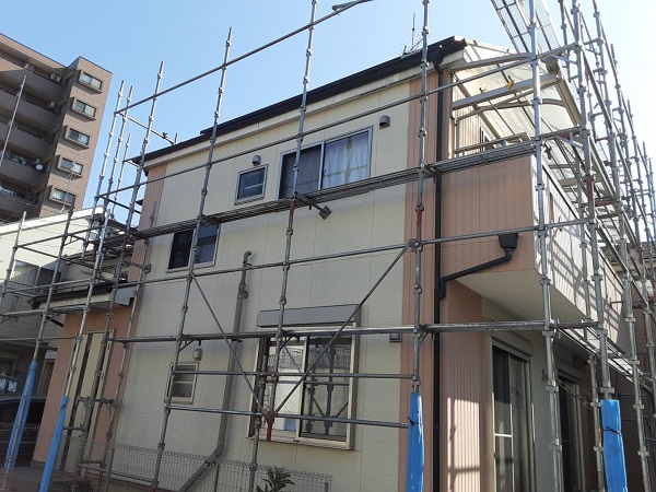 埼玉県さいたま市岩槻区　S様邸　屋根塗装・外壁塗装　足場の費用はいくら？ (1)