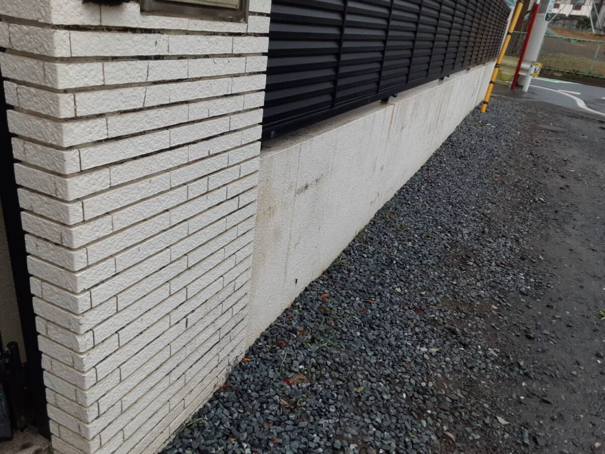 埼玉県さいたま市中央区　O様邸　外壁塗装　足場の設置　高圧洗浄　高圧洗浄