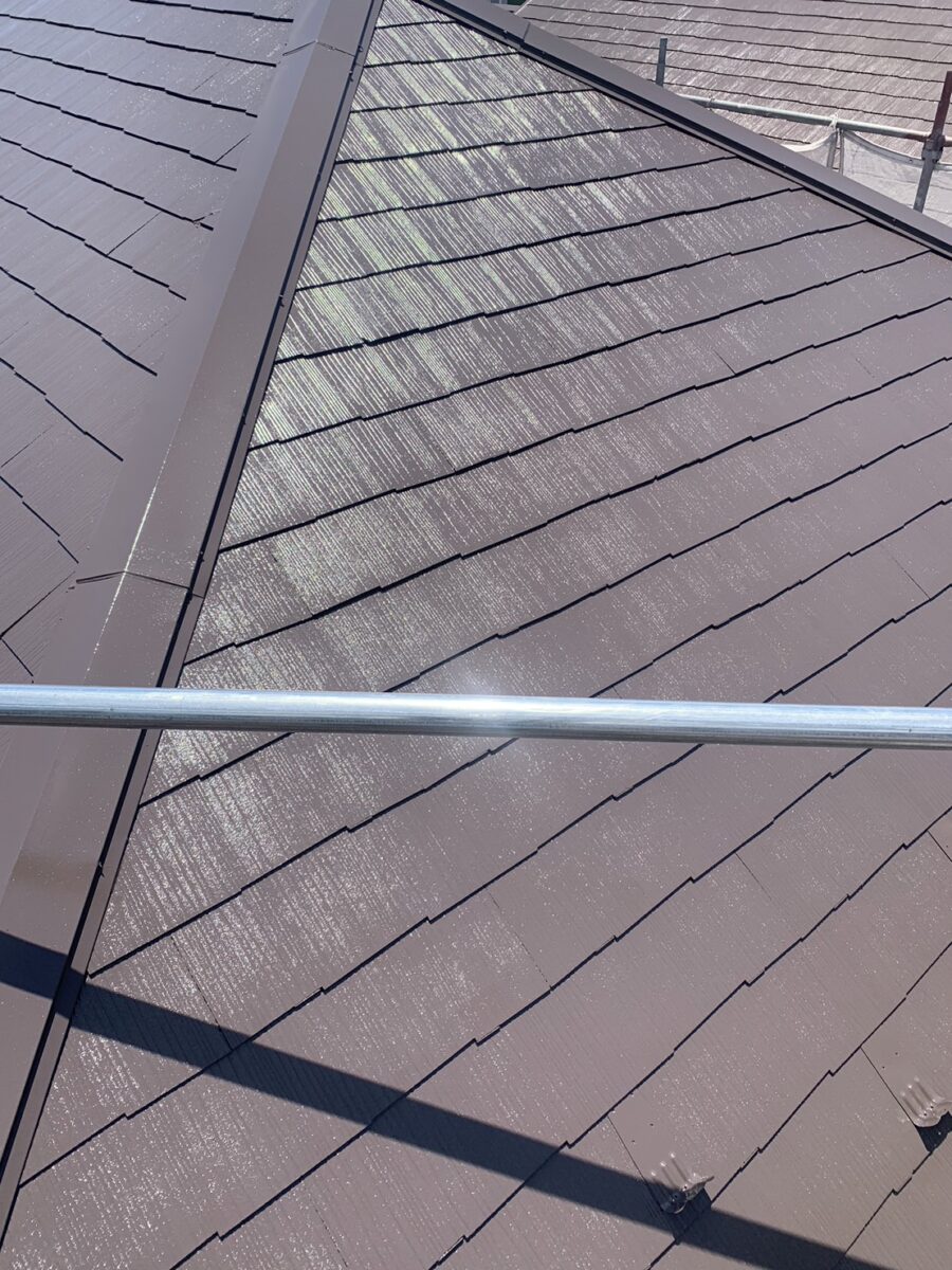 埼玉県さいたま市　K様邸　外壁塗装　屋根塗装　破風　雨どい　付帯部　屋根の仕上げ (1)