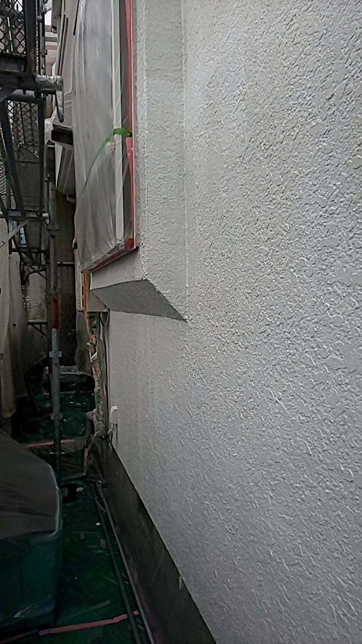 埼玉県さいたま市K様邸　外壁塗装・屋根塗装　養生　外壁下塗り　屋根壁の下塗り (1)