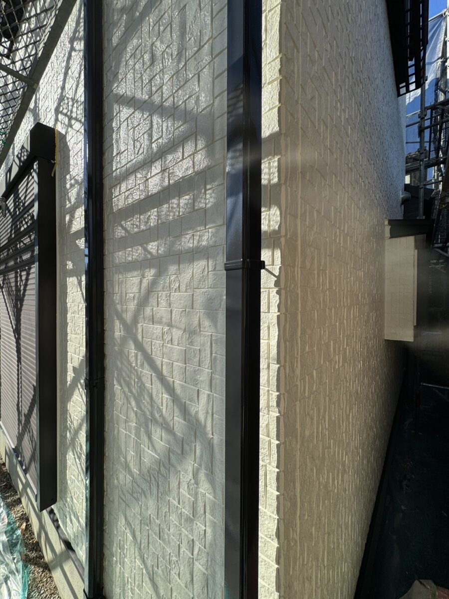 埼玉県さいたま市F様邸　外壁塗装・雨樋塗装　外壁・雨樋の仕上げ