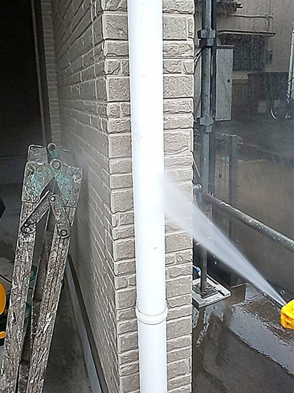 埼玉県さいたま市 雨どい 洗浄