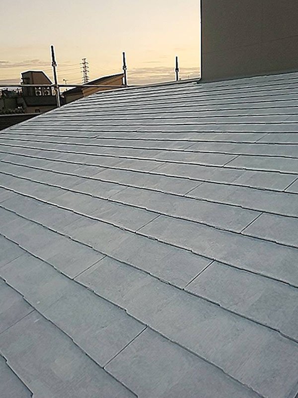 埼玉県さいたま市 屋根 下塗り 反対から