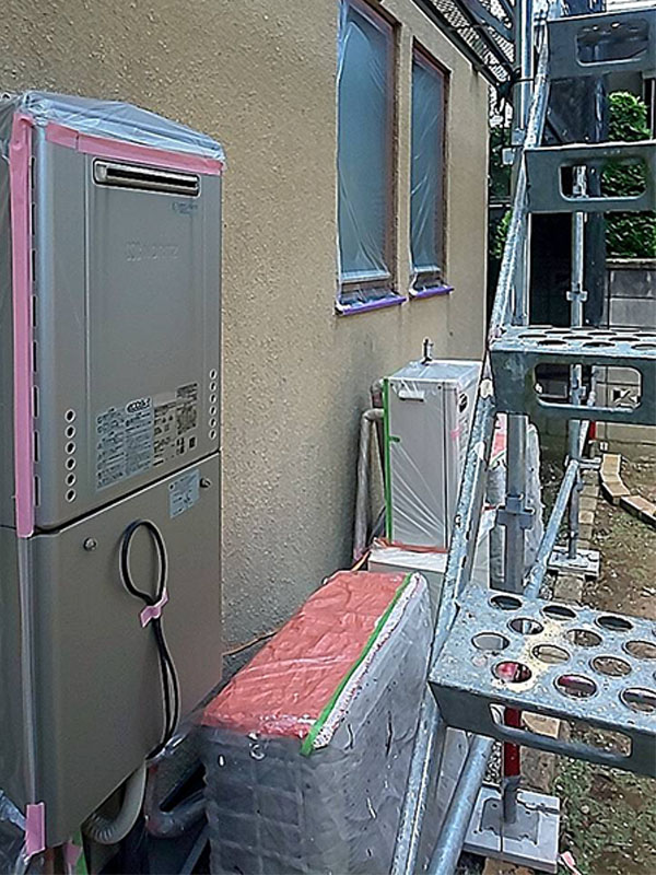 埼玉県さいたま市 室外機 養生