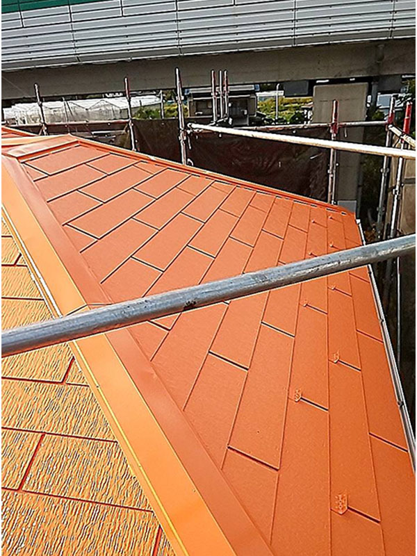 埼玉県さいたま市 屋根 上塗り