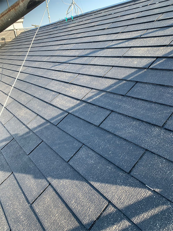 埼玉県さいたま市 屋根下塗り 横から