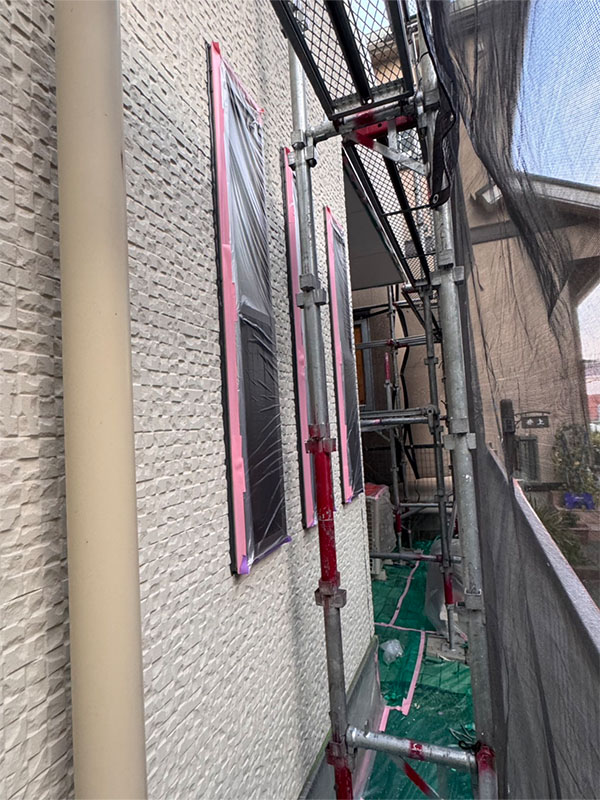 埼玉県さいたま市 コーキング 養生