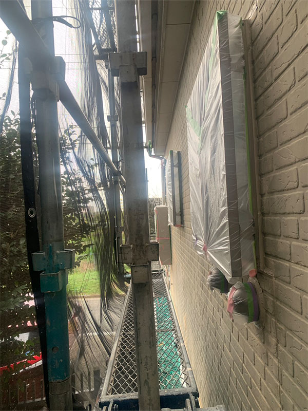 埼玉県さいたま市 養生 窓