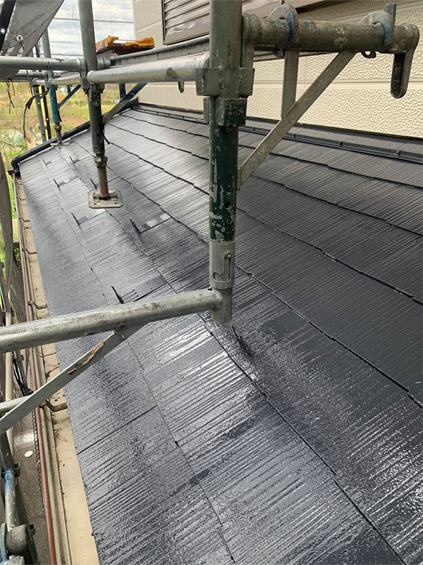 埼玉県さいたま市 下屋根仕上げ 足場