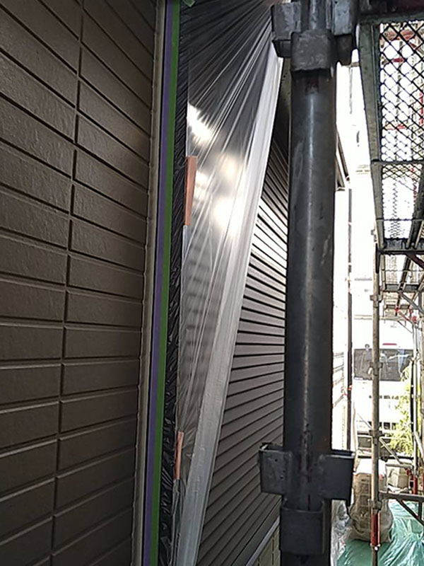 埼玉県さいたま市 シャッター 養生