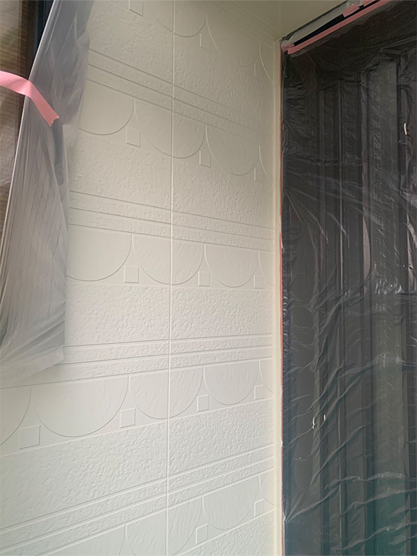 埼玉県さいたま市 外壁中塗り 玄関