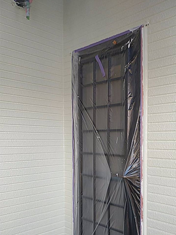 埼玉県さいたま市 外壁仕上げ 勝手口