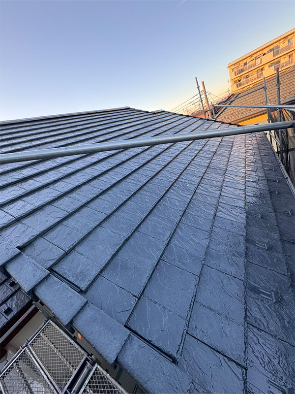 埼玉県さいたま市 屋根 中塗り 全体