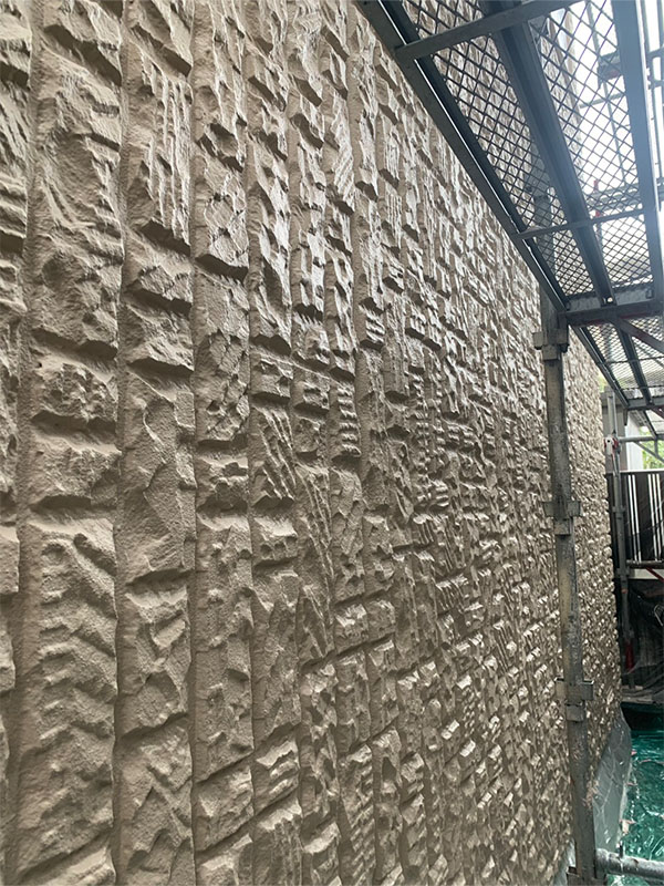 埼玉県さいたま市 外壁上塗り 足場