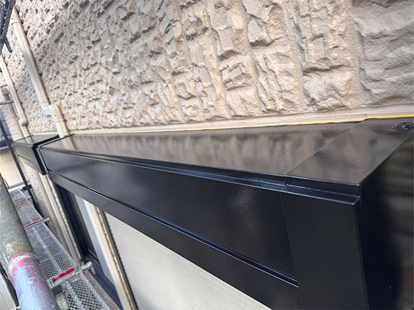 埼玉県さいたま市 シャッターボックス 仕上げ 上部