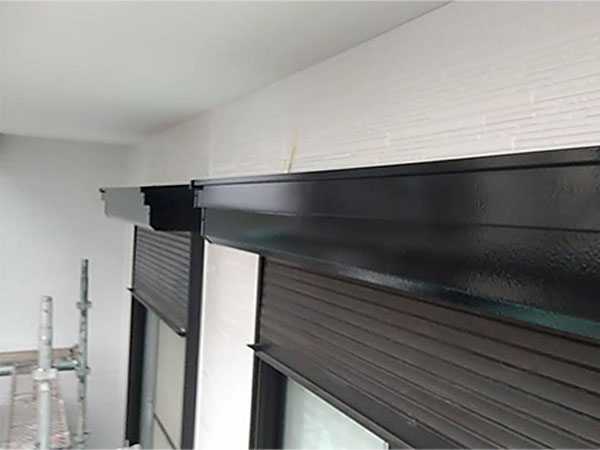 埼玉県さいたま市 シャッターボックス 仕上げ