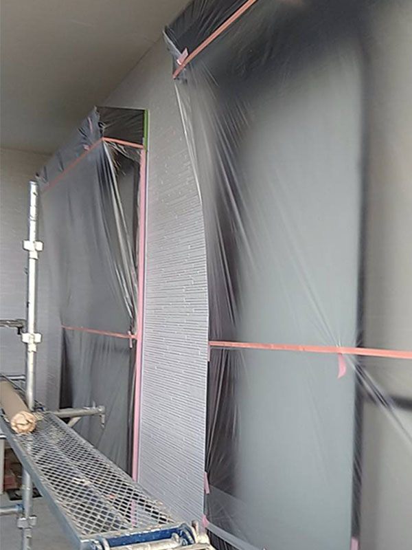 埼玉県さいたま市 窓 養生