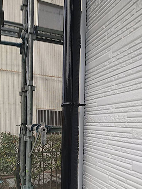 埼玉県さいたま市 雨どい 仕上げ