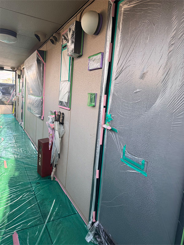 埼玉県さいたま市 ドア 養生