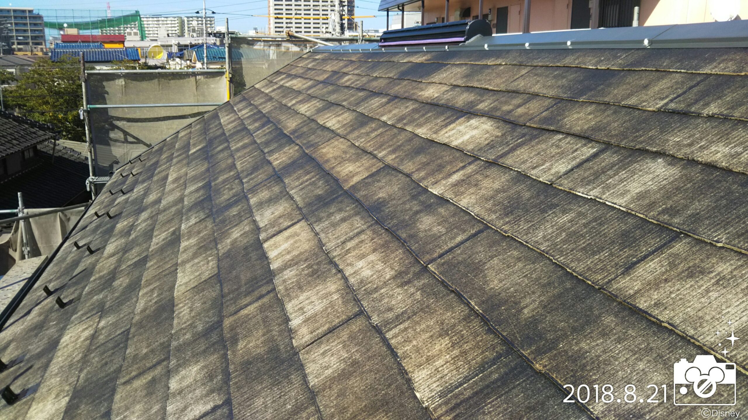 昨年の外壁・屋根の高圧洗浄