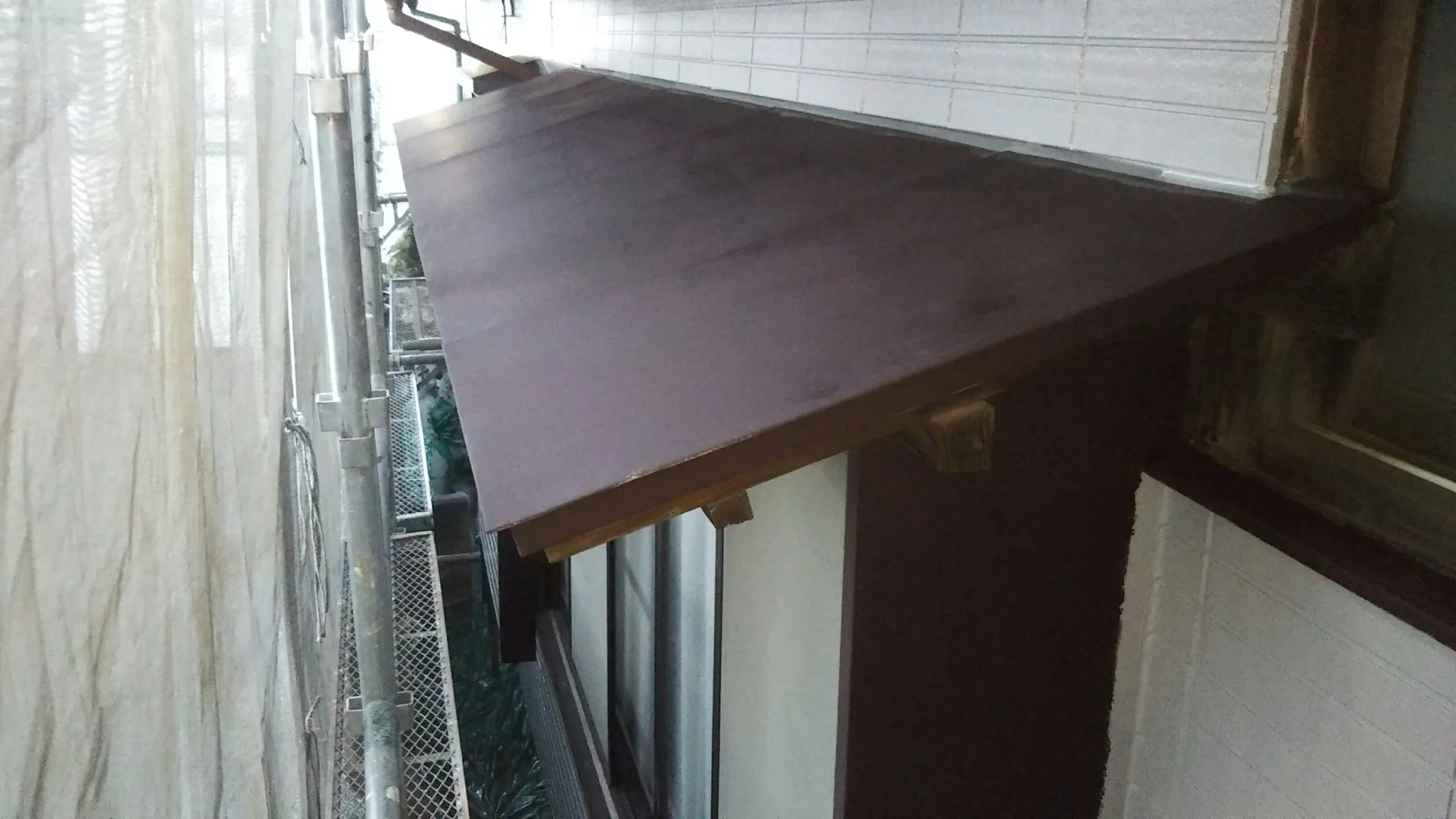 埼玉県さいたま市緑区のY様邸（木造1階建て）にて鉄部・木部の仕上げ塗装