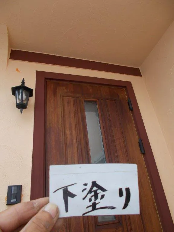 木部の下塗り塗装