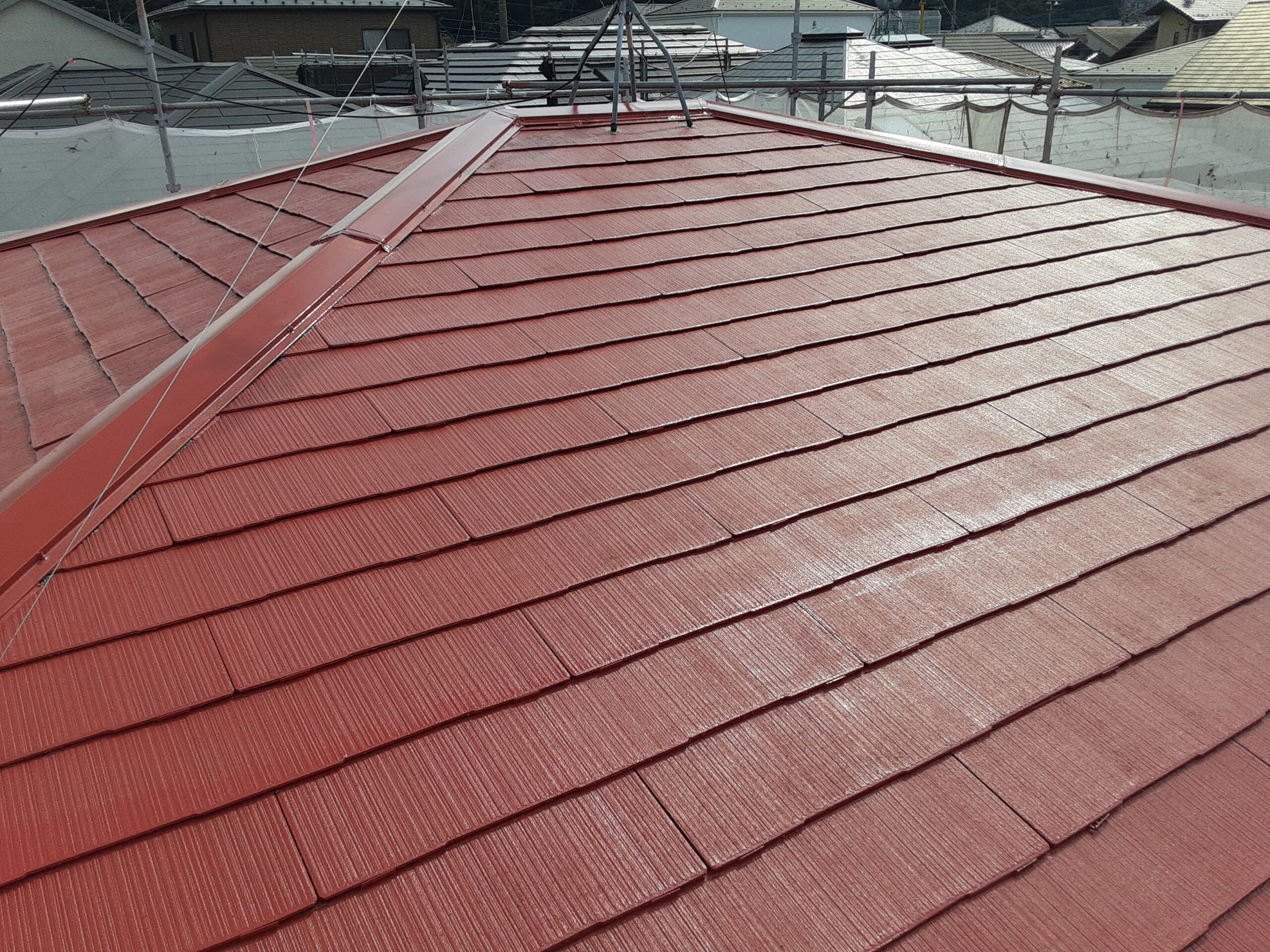 埼玉県さいたま市緑区のM様邸（木造2階建て）にて外壁・屋根の塗装工事