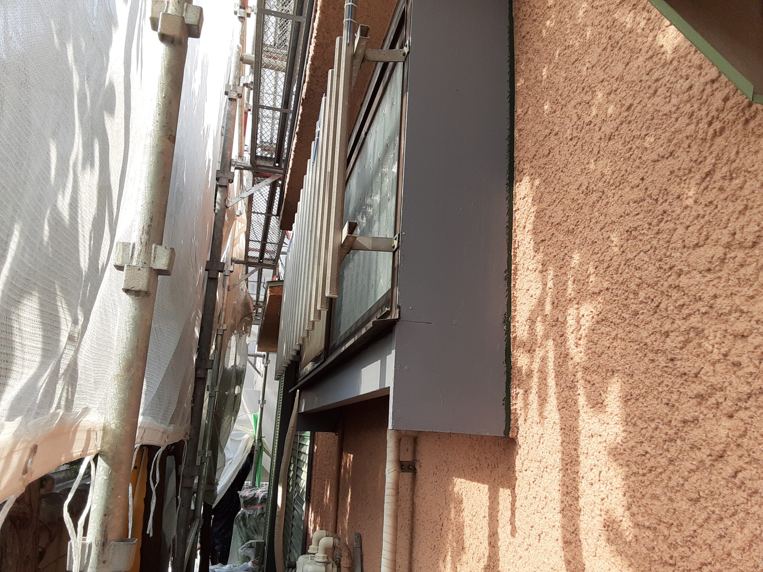 埼玉県さいたま市緑区のM様邸（木造2階建て）にて外壁の部分塗装