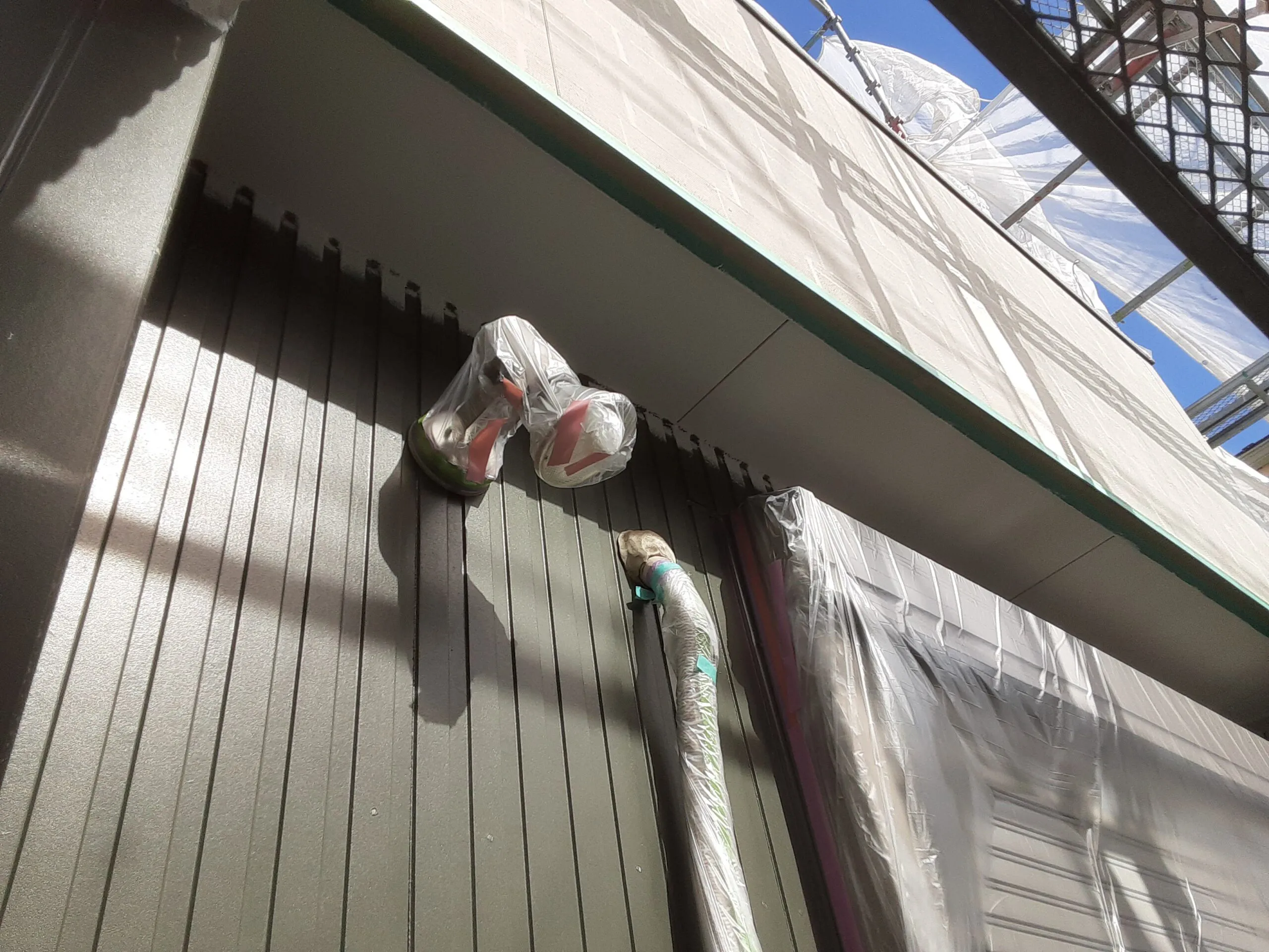 埼玉県さいたま市 木部、鉄部の塗装/さいたま市南区の(木造2階建て)Y様邸にて塗り替えリホーム中
