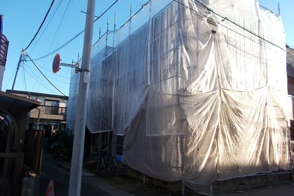 埼玉県川口市　アパート　屋根瓦棟積み直し・外壁塗装 (40)