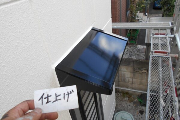 埼玉県さいたま市浦和区　S様邸　外壁塗装　屋根塗装　雨どい交換　シャッターボックス仕上げ塗り3
