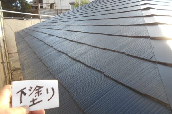 埼玉県さいたま市浦和区　S様邸　外壁塗装　屋根塗装　雨どい交換　屋根下塗り3