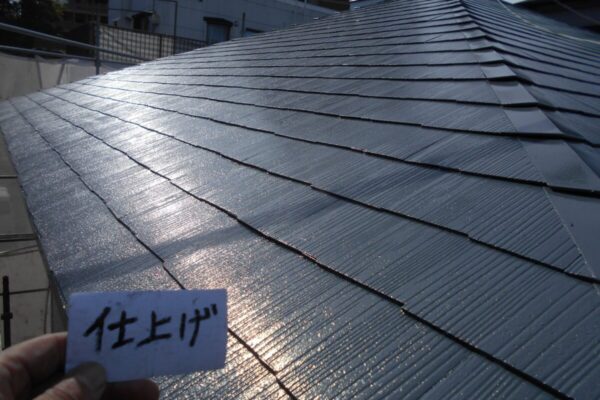 埼玉県さいたま市浦和区　S様邸　外壁塗装　屋根塗装　雨どい交換　屋根仕上げ塗り4