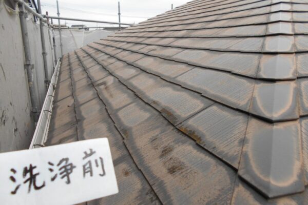 埼玉県さいたま市浦和区　S様邸　外壁塗装　屋根塗装　雨どい交換　高圧洗浄前13