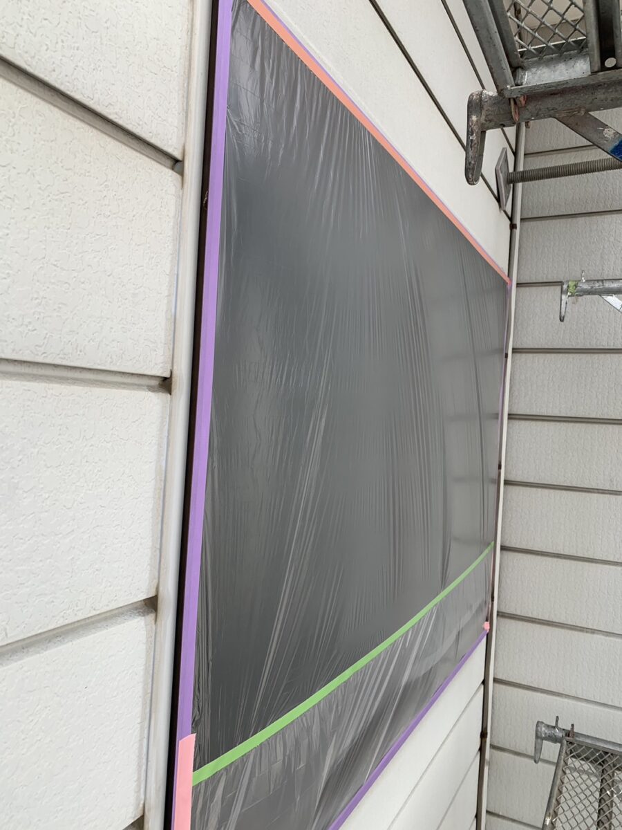 埼玉県さいたま市N様邸　外壁塗装　屋根塗装　塗装の前に　洗浄　養生　養生 (2)