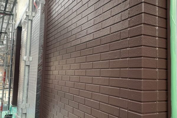 埼玉県さいたま市F様邸　外壁塗装・雨樋塗装　外壁・雨樋の仕上げ