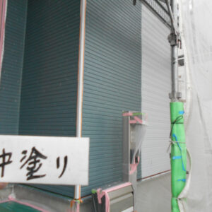 さいたま市A様邸_外壁中塗り2