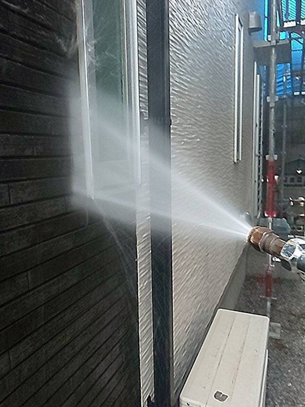 埼玉県さいたま市 茶色外壁 洗浄