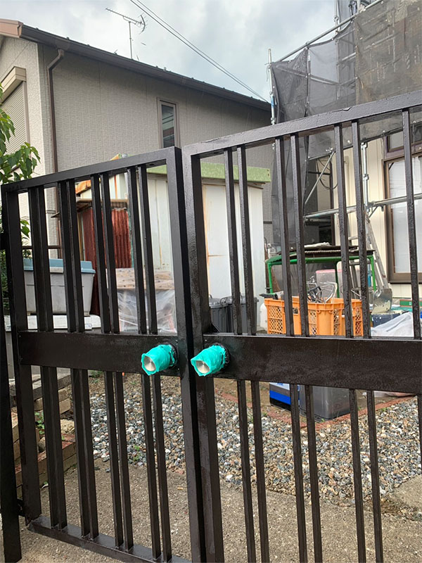 埼玉県さいたま市 門 塗装