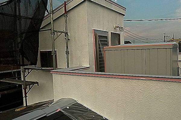 埼玉県さいたま市 外壁下塗り 屋上